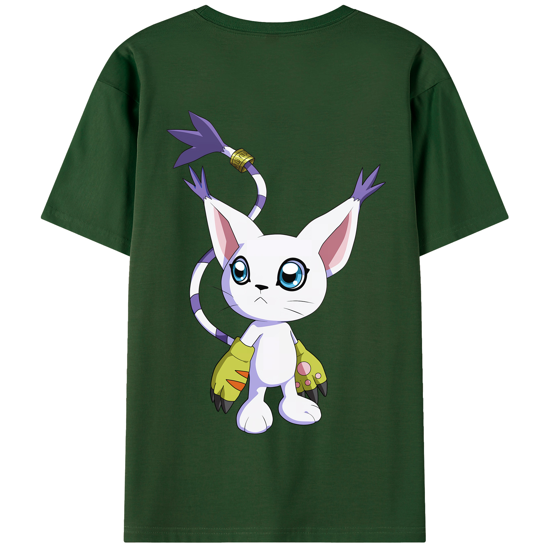 （画像用） Digimon デジタルモンスター/デジモン 綿100％半袖Tシャツ（背面プリント）